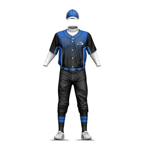 Uniforme de Béisbol Ligero de Poliéster al por Mayor para Adultos, Conjunto Personalizable de Alta Calidad, Tallas Grandes, Transpirable para Hombres - Product Image 1