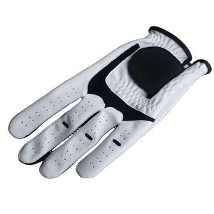 Gants de golf en cuir Cabretta de qualité en gros avec logo personnalisé en peau de mouton respirante pour le cyclisme et le golf - Product Image 1