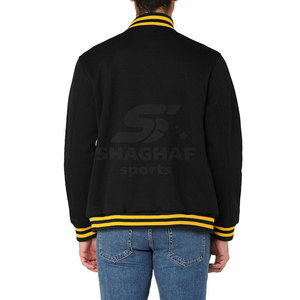 แจ็คเก็ตเลตเตอร์แมนคุณภาพสูง แห้งเร็ว สำหรับผู้ชาย ออกแบบเองได้ สไตล์สตรีทแวร์ แจ็คเก็ตเลตเตอร์แมนฤดูหนาวสำหรับผู้ชาย - Product Image 3