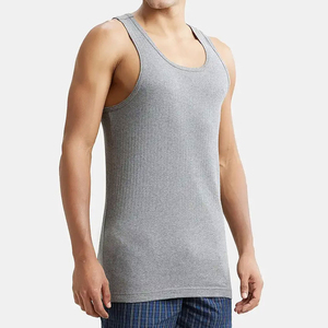 Nouveau débardeur de sport personnalisé pour homme, coupe ajustée, respirant, tricoté, écologique, avec côtés ouverts, pour fitness, décontracté, sublimation, été - Product Image 2