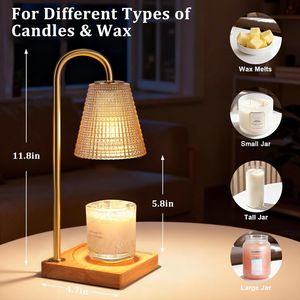 Lámpara Calentadora de Velas Ámbar Regulable con Temporizador, Regalos de Navidad y Cumpleaños para Mujeres, Decoración para el Hogar y Regalos de Inauguración de Casa Nueva - Product Image 2