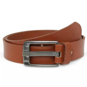 Ceinture en cuir véritable marron beige pour homme, élégante et faite à la main, idéale pour les jeans ou les pantalons, parfaite pour un usage quotidien. - Product Image 2
