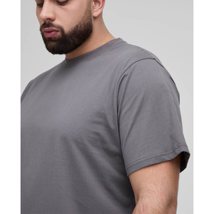 เสื้อยืดโพลีเอสเตอร์ผสมสแปนเด็กซ์ แขนสั้น ระบายอากาศได้ดี สวมใส่สบาย ดีไซน์เรียบง่าย สีพื้น ไซส์ใหญ่ คลาสสิก  รับออกแบบลายตามสั่ง - Product Image 2