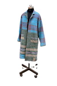 Kimono Kantha Vintage hecho a mano, bata de algodón orgánico, ropa de dormir de talla libre para mujer, para otoño, Primavera, noche, tejido, Verano - Product Image 5