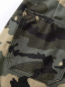 Cargo Pants for Men Workwear Shorts Cotton Linen Casual Loose Shorts Outdoor Pockets Jogging Men's Sports Shorts - Product Image 5