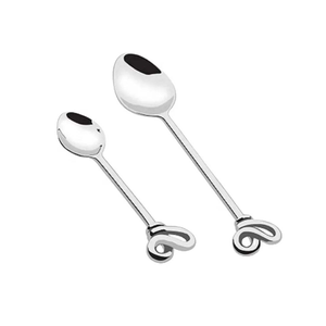 Ensemble de couverts en métal avec cuillère, fourchette et couteau en acier inoxydable pour restaurant, hôtel, mariage et traiteur - Product Image 2