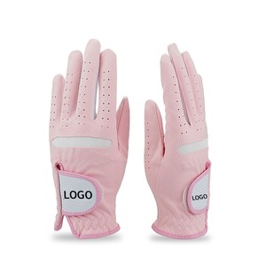 Gants de golf GEO BROTHERS de haute qualité pour hommes et femmes, en cuir Cabretta véritable, fermeture à boucle, impression numérique drapeau américain - Product Image 1