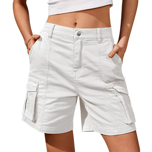 Shorts cargo de qualité supérieure pour femmes, design décontracté en coton à séchage rapide, à bas prix, shorts cargo pour femmes adultes - Product Image 2