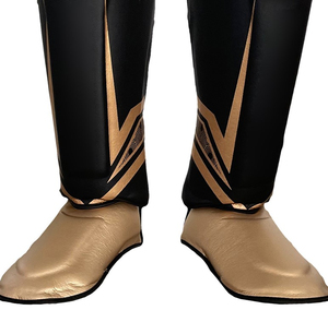Factory Direct Custom Design Heavy Duty Adult Boxing Gear Shin Pads Guards Cowhide Material ODM OEM Service Available - Product Image 4