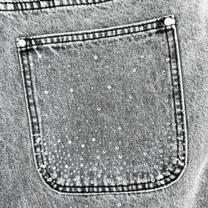 Shorts en jean pour hommes de qualité supérieure, en coton durable, respirants, pour le fitness et le yoga, avec fermeture éclair et boutons, personnalisables OEM - Product Image 5