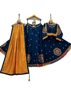 印度供应商提供的最畅销的婚礼和派对服装女性Lehanga Choli批发价