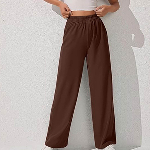 Pantalon Femme Tendance Respirant Sur Mesure Nouvelle Collection Couleurs Unies Pantalon Femme Tendance 2026 - Product Image 5