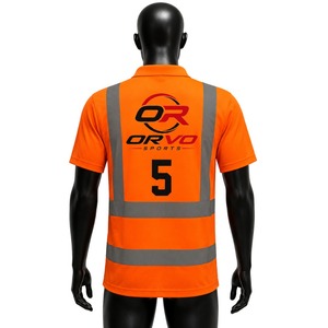 เสื้อโปโลสะท้อนแสง ORVO Sports สำหรับงานตรวจจับวัตถุ  แบบสวมใส่สบาย เหมาะสำหรับผู้ชาย ใช้ในงานรักษาความปลอดภัย  ผลิตจากโพลีเอสเตอร์ ใช้ได้ทุกฤดู - Product Image 2