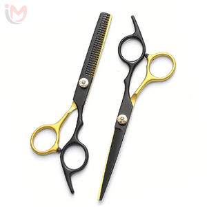 Kit de ciseaux de coiffure en acier inoxydable, outils de beauté capillaire domestiques, peigne, ciseaux à effiler, ensemble de ciseaux de barbier - Product Image 3