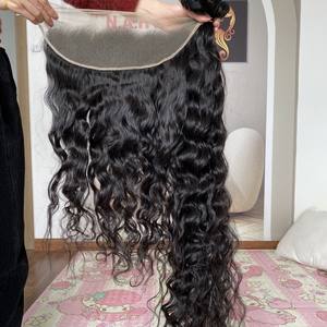 MEJOR FRONTAL HD para encaje Frontal Straight-Wave-Curly Raw Vietnamese Human Hair Remy Hair Full 9*6 13*4 13*6 Extensión de cabello humano - Product Image 4