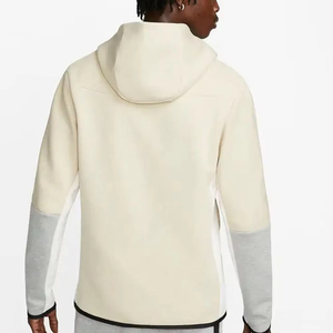 Skyray Impex Good Quality Solid Waffle Texture Streetwear Stand Collar <b>Cardigan</b> Drawstring Jacket Polyester/Cotton/Spandex - Product Image 3