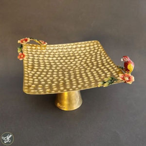 Service de table de luxe pour la maison et l'hôtel, en argent brillant poli et plaqué or de haute qualité, pour servir les aliments. - Product Image 6