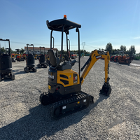 Mini Excavadora U17 2025, Equipo Compacto Sin Usar, Listo para Exportación y Entrega Inmediata