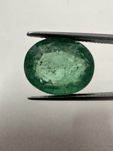 Piedra Preciosa de Esmeralda Ovalada Verde Natural de 7.28 Ct, Piedra Suelta para Joyería, Proveedor Mayorista de Piedras Preciosas B2B - Product Image 2