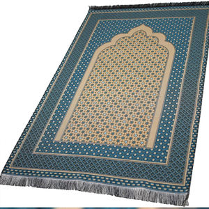 Alfombras de Oración Islámicas de Alta Calidad al por Mayor para Viajes y Uso Doméstico, Tela Suave y Cómoda, Antideslizante, Precio Bajo - Product Image 5
