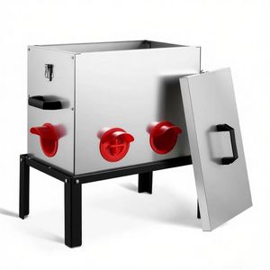 Mangiatoia Automatica per Polli in Acciaio Inox e Plastica con PVC HDPE PP Nuova e Usata Mangiatoie per Animali - Product Image 2
