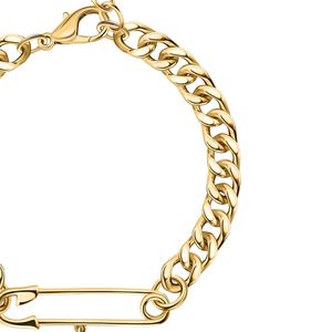 Bracelet en forme de goutte avec breloque ronde en forme de lierre doré, élégant accessoire de mode pour femmes et jeunes filles, cadeau de fête - Product Image 2