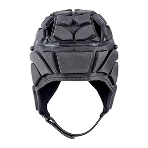 Wholesale Custom Made Soft Shell Soccer Rugby Helmet New Size <b>Foam</b> Padded Men's Headgear <b>Cheap</b> Price Boxing Helmets - Product Image 2