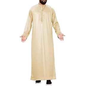 Vêtements musulmans pour hommes OEM, Jubba saoudienne, Kaftan arabe, Thobe islamique, Robe longue, Robe arabe, Dishdash, Robe musulmane, Abaya, Thobe pour garçons - Product Image 2