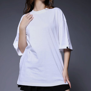 Camisetas Extra Grandes para Mujer, Aptas para Todas las Temporadas, Ecológicas, 100% Algodón, Material Duradero que Absorbe la Humedad, para Uso Femenino, Disponibles en Línea - Product Image 1