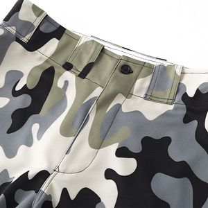 Pantalones Deportivos de Camuflaje para Hombre, Corte Ajustado, Cintura Alta, Secado Rápido, Ligeros, Estilo Casual de Verano - Product Image 5