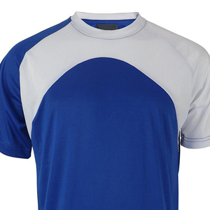 Mens <b>Raglan</b> T-Shirt Blue Gray Quick Dry Cotton Sportwear O Neck Regular Fit Custom OEM Production Activewear <b>Top</b> Casual T-Shirt - Product Image 4