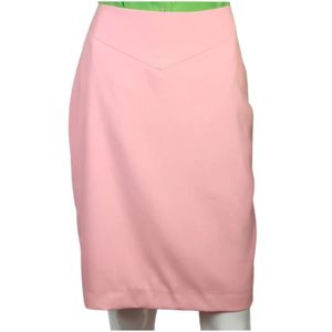 Jupe crayon rose AKA pour femme, coupe ajustée, longueur genou, idéale pour le bureau, tenue professionnelle confortable et classique - Product Image 1