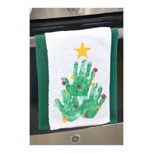 ผ้าขนหนูวาฟเฟิลพิมพ์ลายคุณภาพสูงผ้าขนหนูสำหรับใช้ในครัวพิมพ์ลายคุณภาพสูงพิมพ์โลโก้ได้ตามต้องการ - Product Image 6