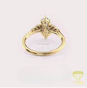 Excellent Quality Moissanite Engagement <b>Ring</b> for Premium Bridal Jewelry Engagement Ceremony and Wedding Event For Sale - Product Image 3