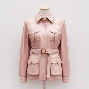 LEATHER <b>COATS</b> FOR WOMEN VERY CLASSY AND DECENT HIGH QUALITY - Product Image 5