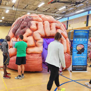 แบบจำลองสมองมนุษย์เป่าลมขนาดยักษ์สำหรับจัดแสดงเพื่อการศึกษาแบบอินเทอร์แอคทีฟ - Product Image 3