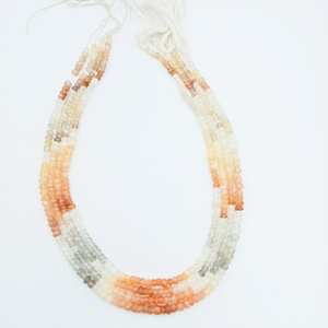 Cuentas facetadas de piedra lunar multicolor, piedras preciosas naturales, certificadas por IGI, calidad premium, sueltas, para la fabricación de joyas, pulseras DIY - Product Image 1