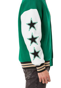 Blouson de baseball personnalisé avec logo sur mesure pour homme, en laine courte, vente en gros, broderie personnalisée, blouson universitaire - Product Image 4