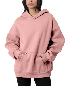 Sudadera con Capucha para Mujer, Estilo Casual, Holgada, de Algodón 100%, de Alta Calidad, Personalizada, para Invierno, con Hombros Caídos, Fabricante - Product Image 1