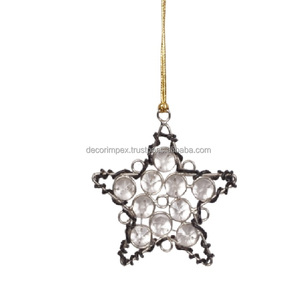 Simple Look Nouveau Style Entier Pas Cher Lase Trou Porte Ornement Suspendu En Métal Martelé Unique Ornements Décoratifs Suspendus - Product Image 1