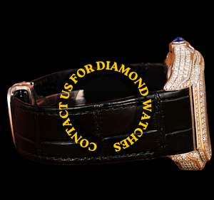 Montre de luxe tendance à cadran carré en moissanite, bracelet en cuir noir et affichage de la date, semi-sertie de diamants – Meilleure vente - Product Image 6