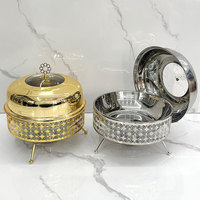 Nieuwe 8L zilveren catering chafing dish warmhoudset met deksel, Europese/Amerikaanse stijl, warmhoudapparatuur voor bruiloften, feesten en hotels