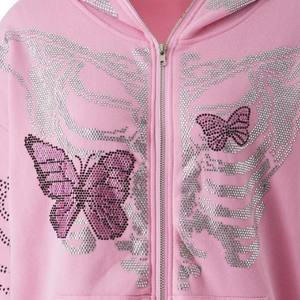 Sudaderas con Pedrería Personalizadas para Hombre, 100% Algodón, Forro Polar Cosido, Ropa Casual Personalizada, Antiarrugas, Transpirable y Cómoda - Product Image 5