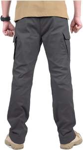 Pantalones Cargo Deportivos para Hombre, Ligeros, de Lona, para Trabajo al Aire Libre y Senderismo, con Cordón Ajustable, Estilo Desgastado - Product Image 2