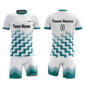 Conjunto de Camiseta de Fútbol Personalizada Daizen Star para Hombre, Manga Corta, Cuello en V, Absorbe la Humedad, Estampado Geométrico Sublimado, Transpirable, Nombre del Equipo - Product Image 1