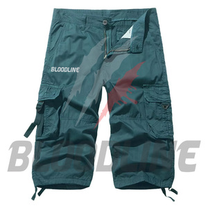 Pantalones Cortos Cargo para Hombre Bloodline, de Secado Rápido, con Cordón en la Cintura, Estilo Casual, Logotipo Estampado en la Parte Delantera, Color Negro - Product Image 2
