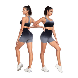 Custom Women 2 Piece Workout Set Polyester Spandex Athletic Wear Sports Bra and <b>Butt</b> <b>Lift</b> <b>Leggings</b> Fitness Apparel - Product Image 2