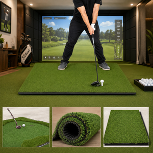 Tapetes de golf de césped artificial de 5' x 4' para uso en interiores y exteriores, en patios traseros, campos de prácticas y para el entrenamiento GW (Green World) - Product Image 5