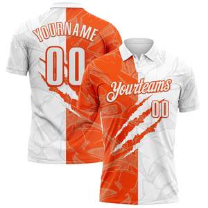Camiseta Polo Deportiva Personalizada, Fabricante OEM, Impresión por Sublimación, Absorbe la Humedad, Ropa Deportiva de Verano - Product Image 1