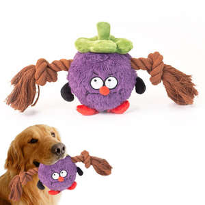 Jouets à mâcher pour animaux de compagnie en peluche rembourrés de corde en coton, nouveaux jouets interactifs pour chiens, jouet en peluche doux pour animaux de compagnie - Product Image 1